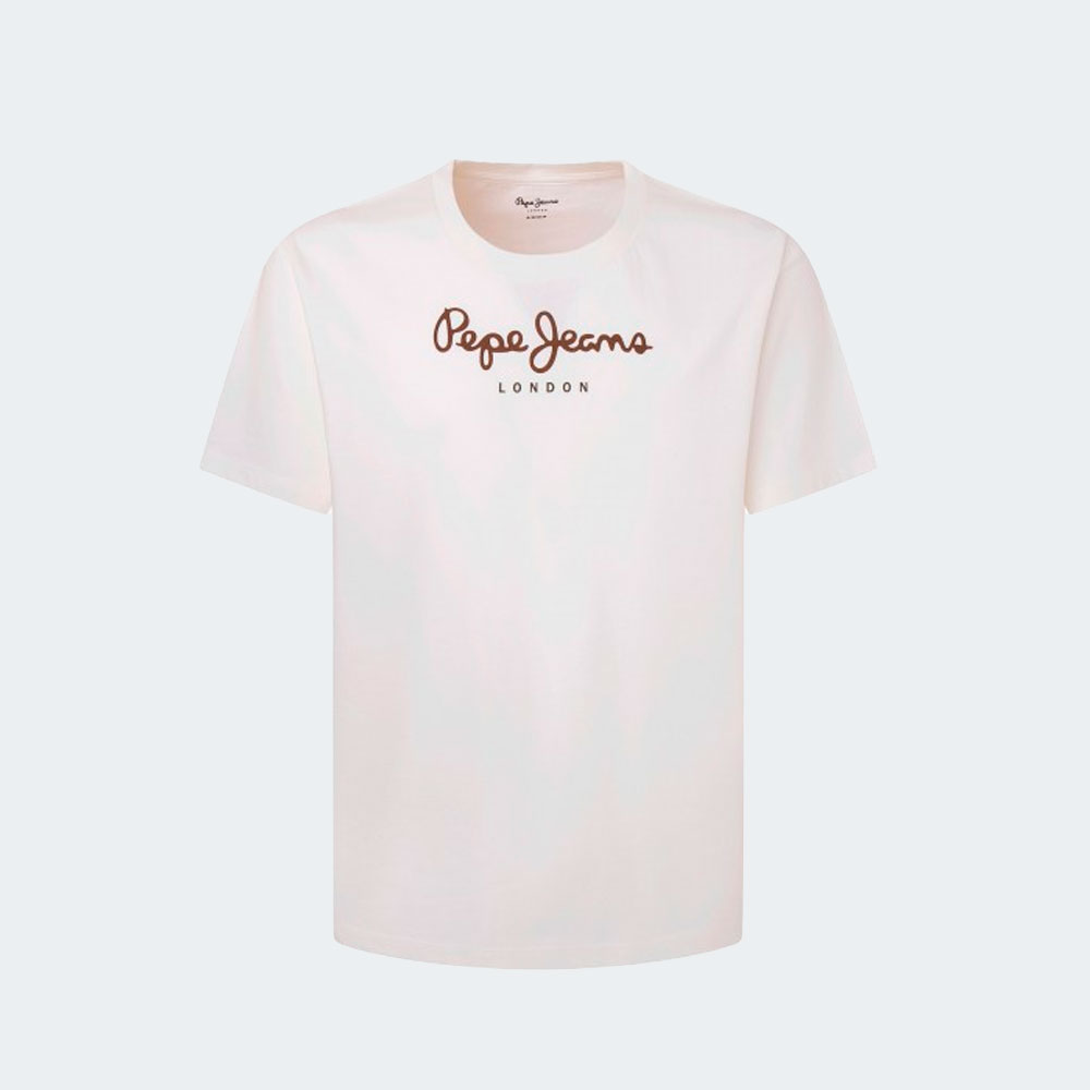 Camiseta Pepe Jeans Eggo N Para Hombre Algodón Sostenible, Manga Corta Y  Logo Grande