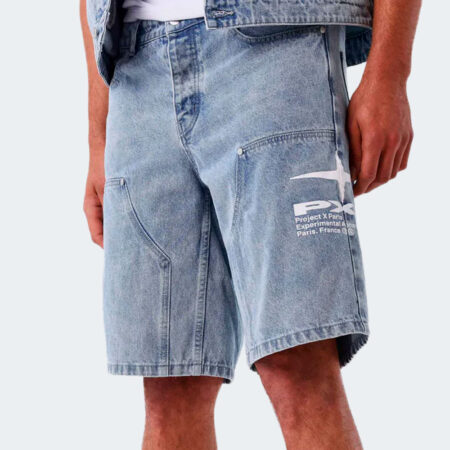 PROJECT X PARIS SHORTS U2694103 - BLEU CIEL